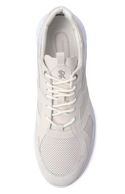 Кожаные кроссовки STEFANO RICCI кремового цвета по цене 124000 руб., арт. UV689G6676/WYSDP, фото 5 Кожаные кроссовки STEFANO RICCI, арт. UV689G6676/WYSDP, фото 5