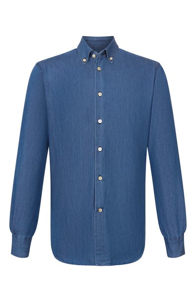 Мужская джинсовая рубашка KITON, арт. UCIH09887