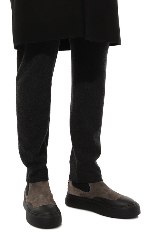 Замшевые челси Thomas The-Antipode Серый, фото 3