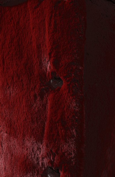 Шуба из эко-меха BURBERRY бордового цвета по цене 230500 руб., арт. 8003978, фото 5 Шуба из эко-меха BURBERRY, арт. 8003978, фото 5