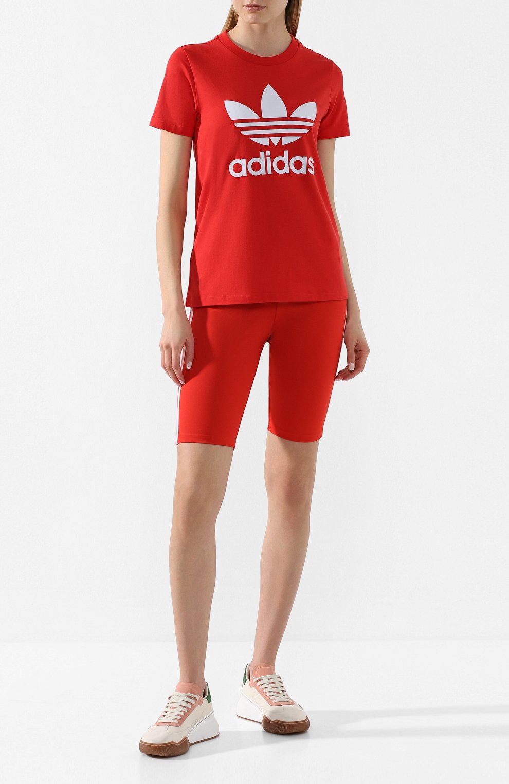 Хлопковая футболка ADIDAS ORIGINALS, арт. FM3302, фото 2