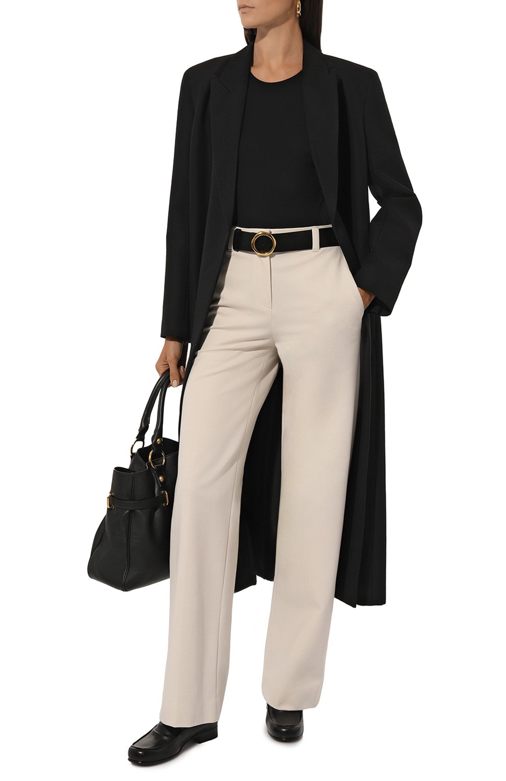 Кожаные лоферы flynn THE ROW, арт. F1401-L44, фото 2