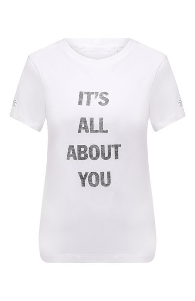Женская хлопковая футболка HELMUT LANG, арт. L05HW510