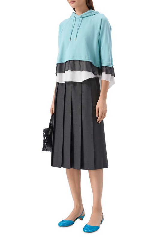 Текстильные туфли Undercover UP1F1F02 Голубой  UP1F1F02 Фото 3