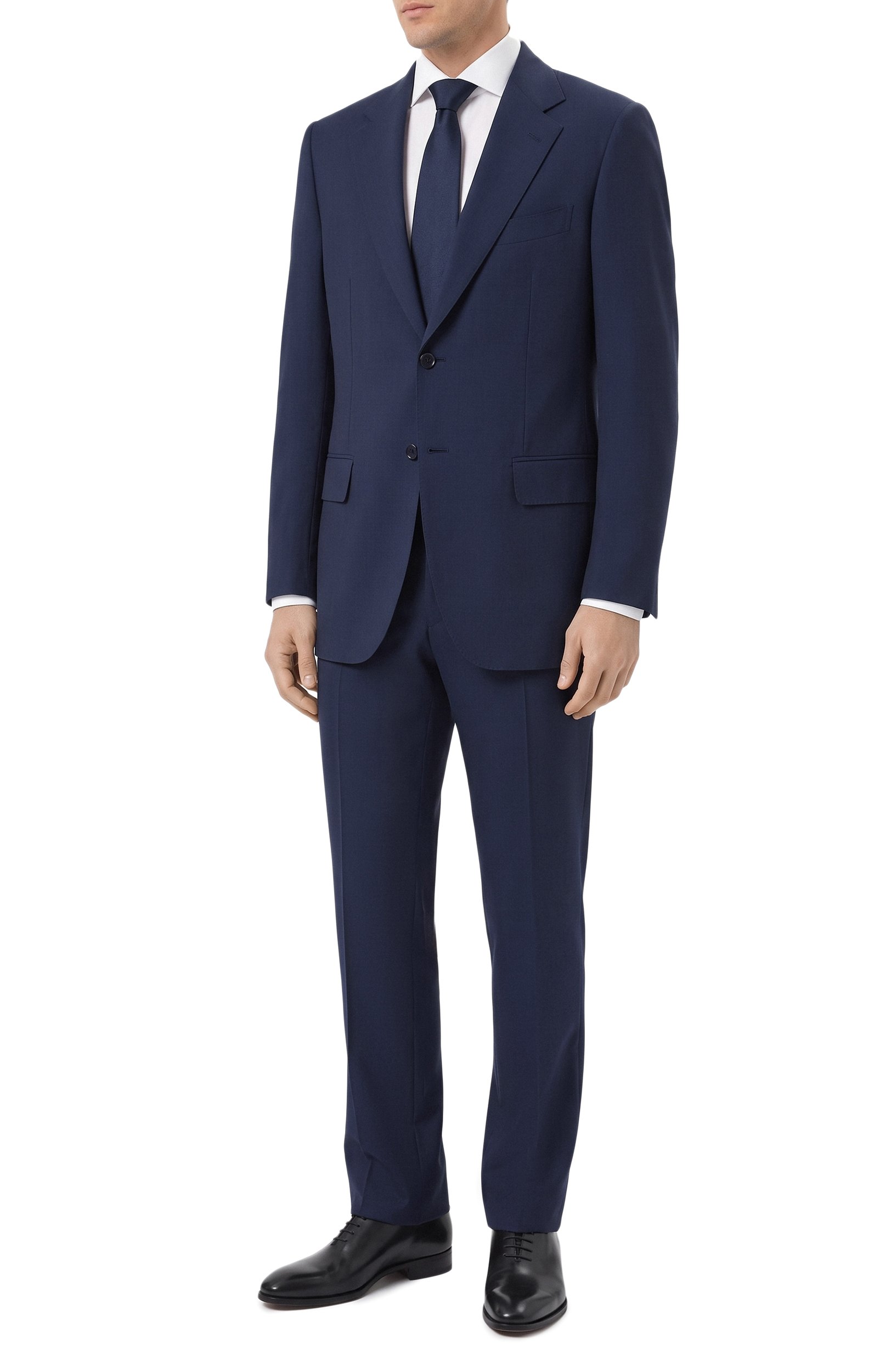 Костюм из шерсти викуньи KITON синего цвета по цене 2995000 руб., арт. UA81K06I61/VVIC, фото 1 Костюм из шерсти викуньи KITON, арт. UA81K06I61/VVIC, фото 1