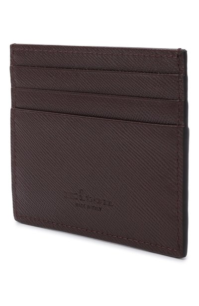 Мужской кожаный футляр для кредитных карт KITON, арт. UPEA010N01269