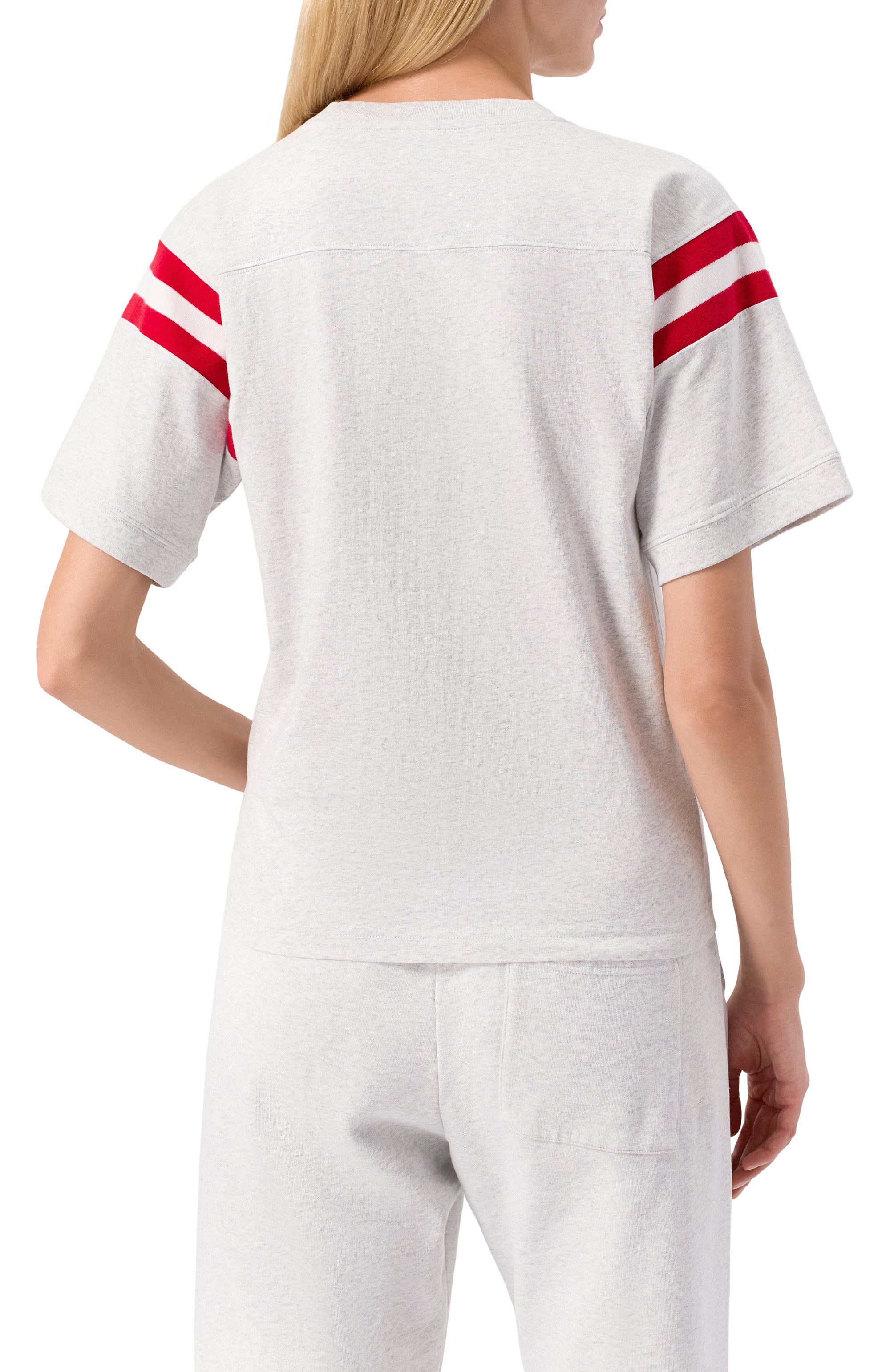 Хлопковая футболка SPORTY AND RICH, арт. T0022508033GY03, фото 4