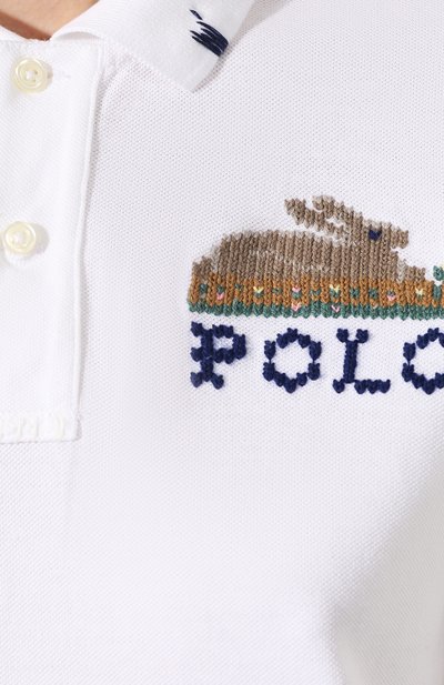 Хлопковое поло POLO RALPH LAUREN, арт. 211758894, фото 5