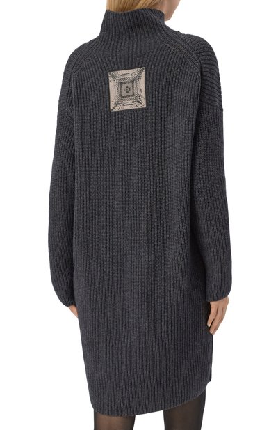 Платье из шерсти и кашемира MIDGARD PARIS, арт. DS74WL-OS-BK, фото 4