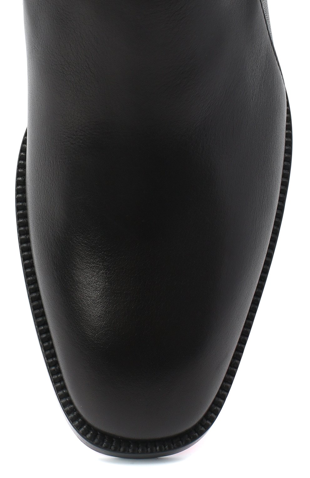 Кожаные сапоги tagastretch CHRISTIAN LOUBOUTIN, арт. tagastretch flat nappa/nappa stretch, фото 5