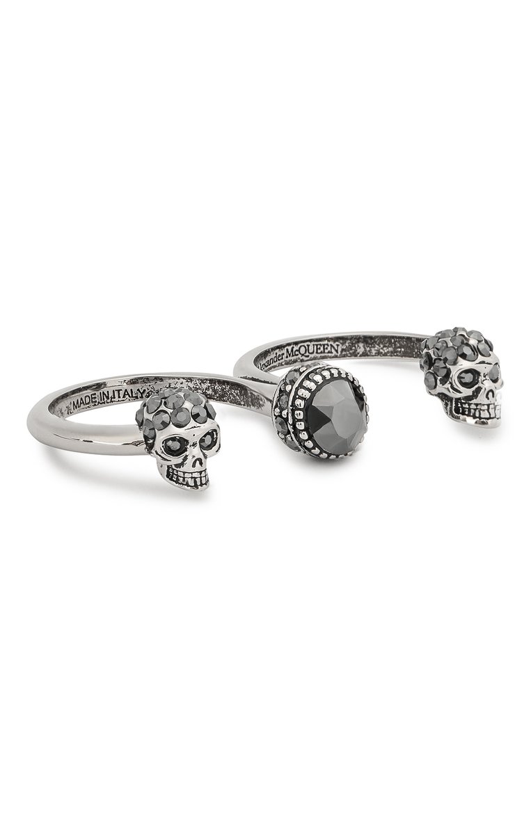 Женское кольцо ALEXANDER MCQUEEN серебряного цвета, арт. 550501/J160Y | Фото 1 (Статус проверки: Проверена категория, Проверено; Материал: Металл; Нос: Не пр�оставлено; Региональные ограничения белый список (Axapta Mercury): Не проставлено)