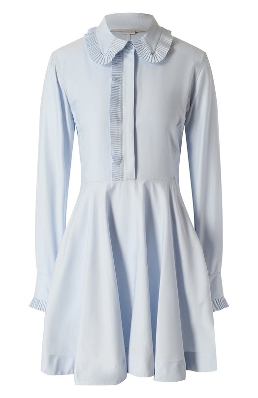 

Хлопковое платье Stella McCartney, Голубой