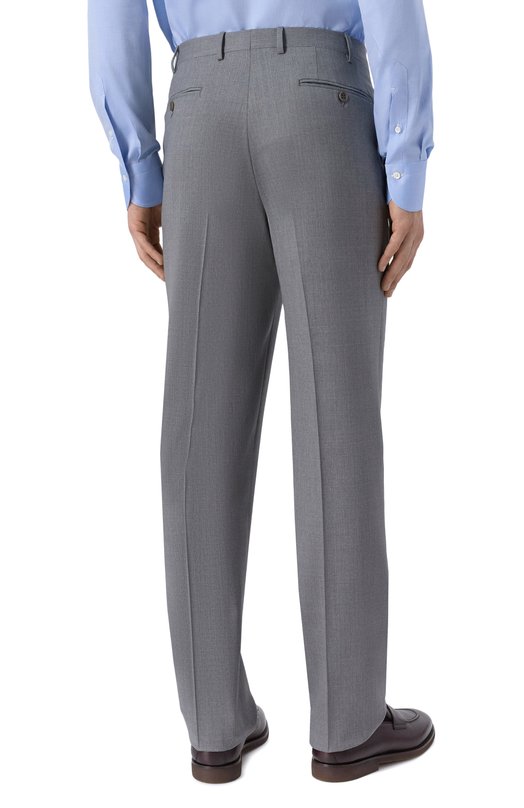 Шерстяные брюки Canali 71019/AS04998 Серый  71019/AS04998 Фото 4