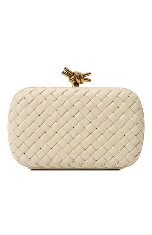 Клатч Knot Bottega Veneta 776662/V01D1 Кремовый 776662/V01D1