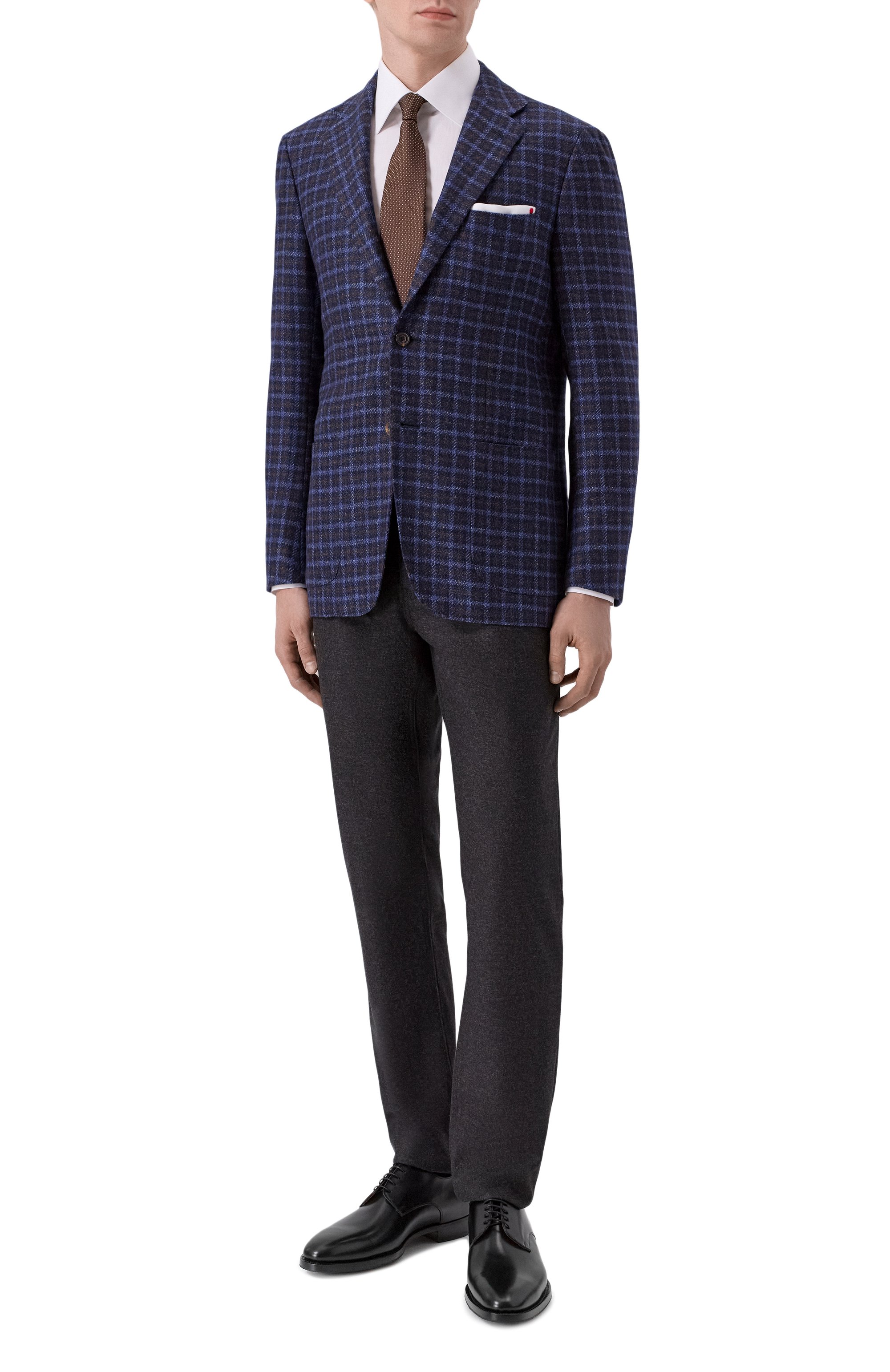 Кожаные дерби KITON, арт. USSA101N0010104, фото 2