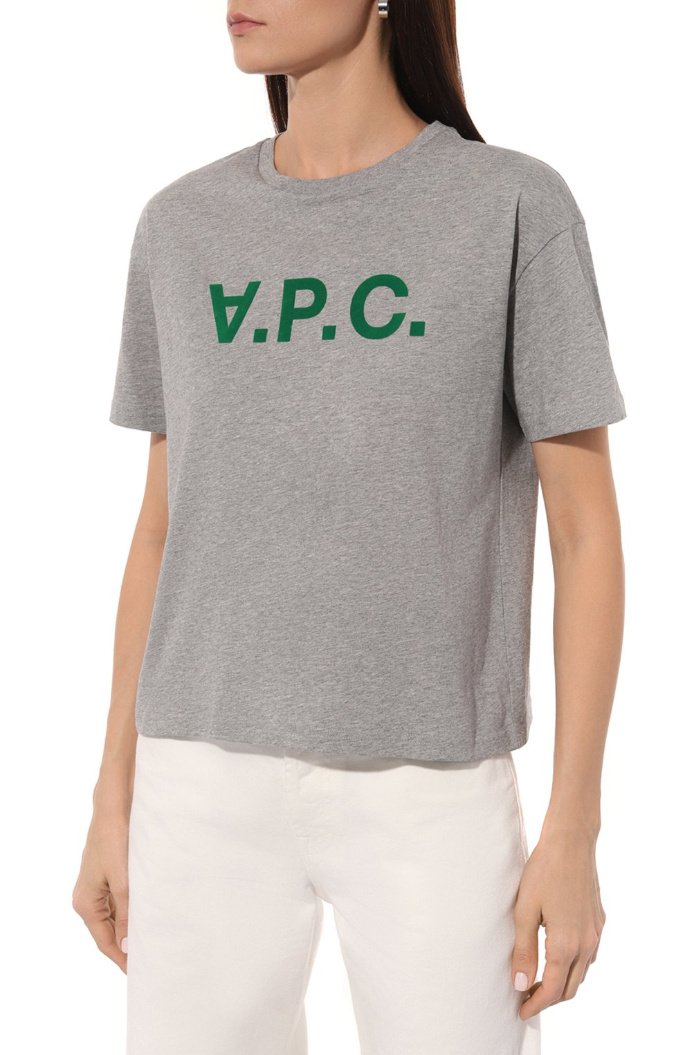 Хлопковая футболка A.P.C., арт. C0FDW-F26325, фото 3