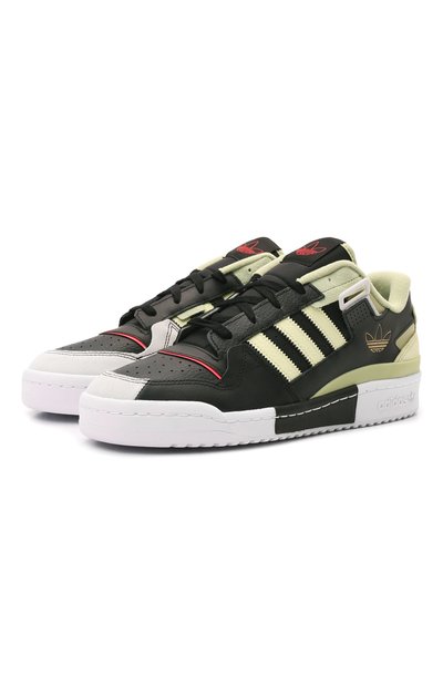 Кожаные кеды forum exhibit low ADIDAS ORIGINALS, арт. GZ0936, фото 1