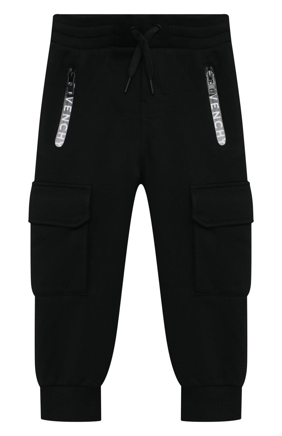 Хлопковые джоггеры GIVENCHY черного цвета по цене 30900 руб., арт. H24115, фото 1 Хлопковые джоггеры GIVENCHY, арт. H24115, фото 1