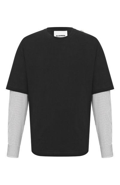 Мужская хлопковый лонгслив JIL SANDER, арт. J22GC0235/J20256