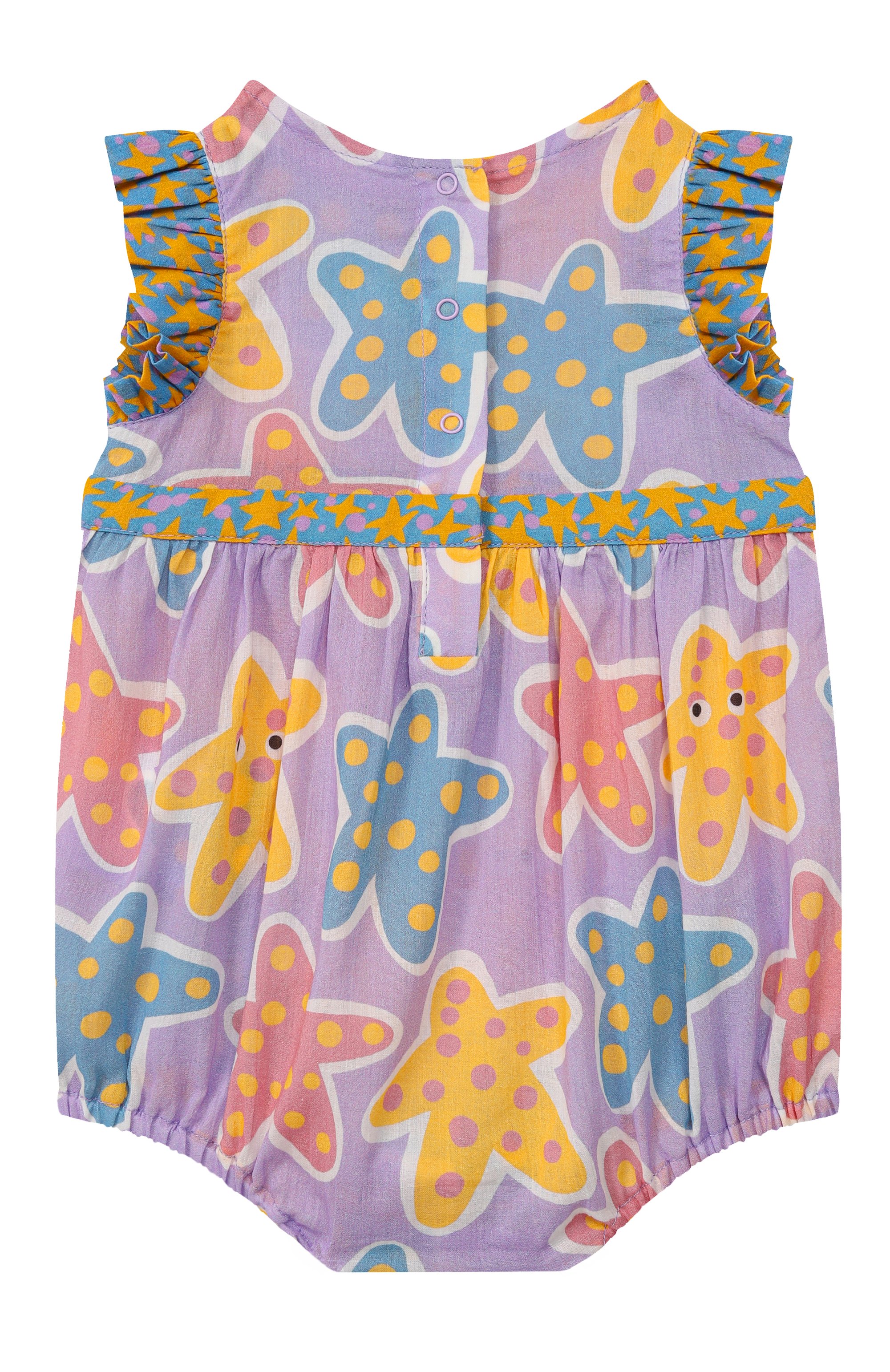 Хлопковый песочник STELLA MCCARTNEY сиреневого цвета по цене 13450 руб., арт. TYA032, фото 2 Хлопковый песочник STELLA MCCARTNEY, арт. TYA032, фото 2