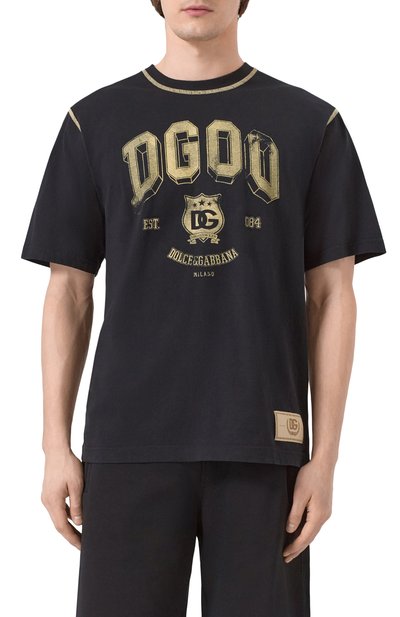 Хлопковая футболка DOLCE & GABBANA, арт. G8PN9T/G7NWY, фото 3