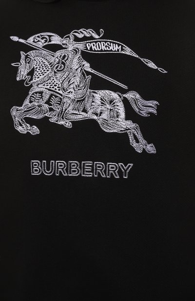 Хлопковое худи BURBERRY, арт. 8072776, фото 5