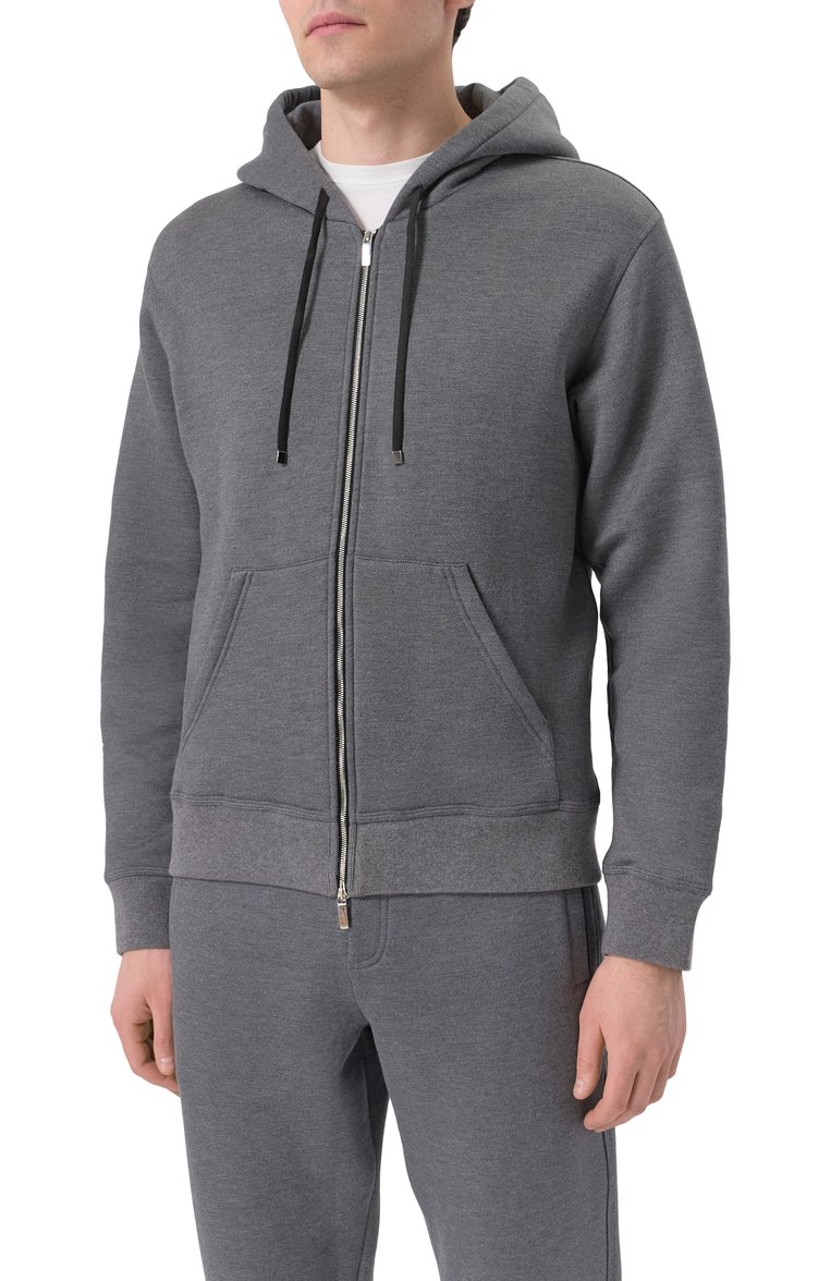 Толстовка из хлопка и шелка ZILLI, арт. SWS004M013989005U, фото 1