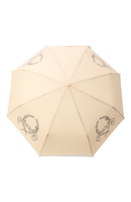 Складной зонт Moschino 8981-0PENCL0SE Бежевый 8981-0PENCL0SE