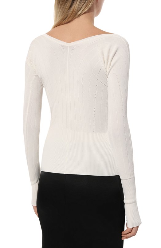 Топ из вискозы Jacquemus 24E241KN3572358 Белый  24E241KN3572358 Фото 4