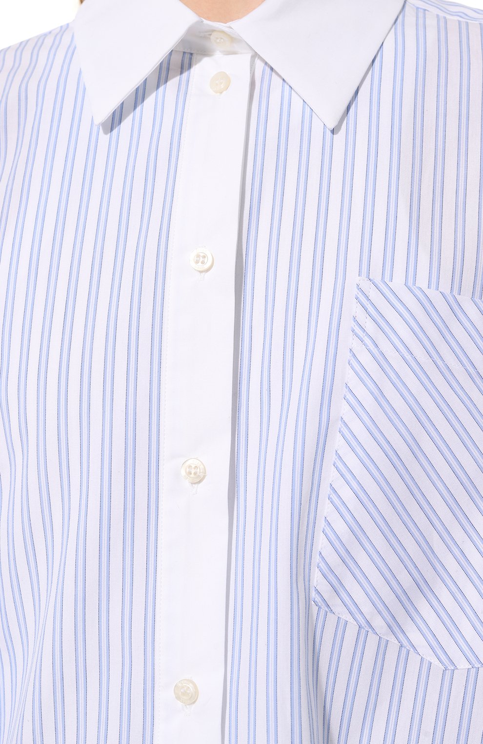 Хлопковая рубашка MSGM, арт. 3541MDE10XY/237618, фото 5