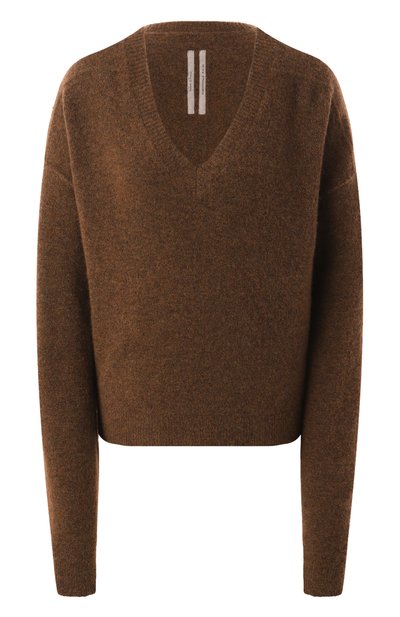 Женский шерстяной пуловер RICK OWENS, арт. RP02D3650/KWP