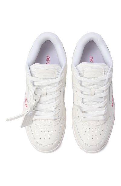 Кожаные кеды out of office OFF-WHITE, арт. 0GIA007F25LEA0020183/34-36, фото 4