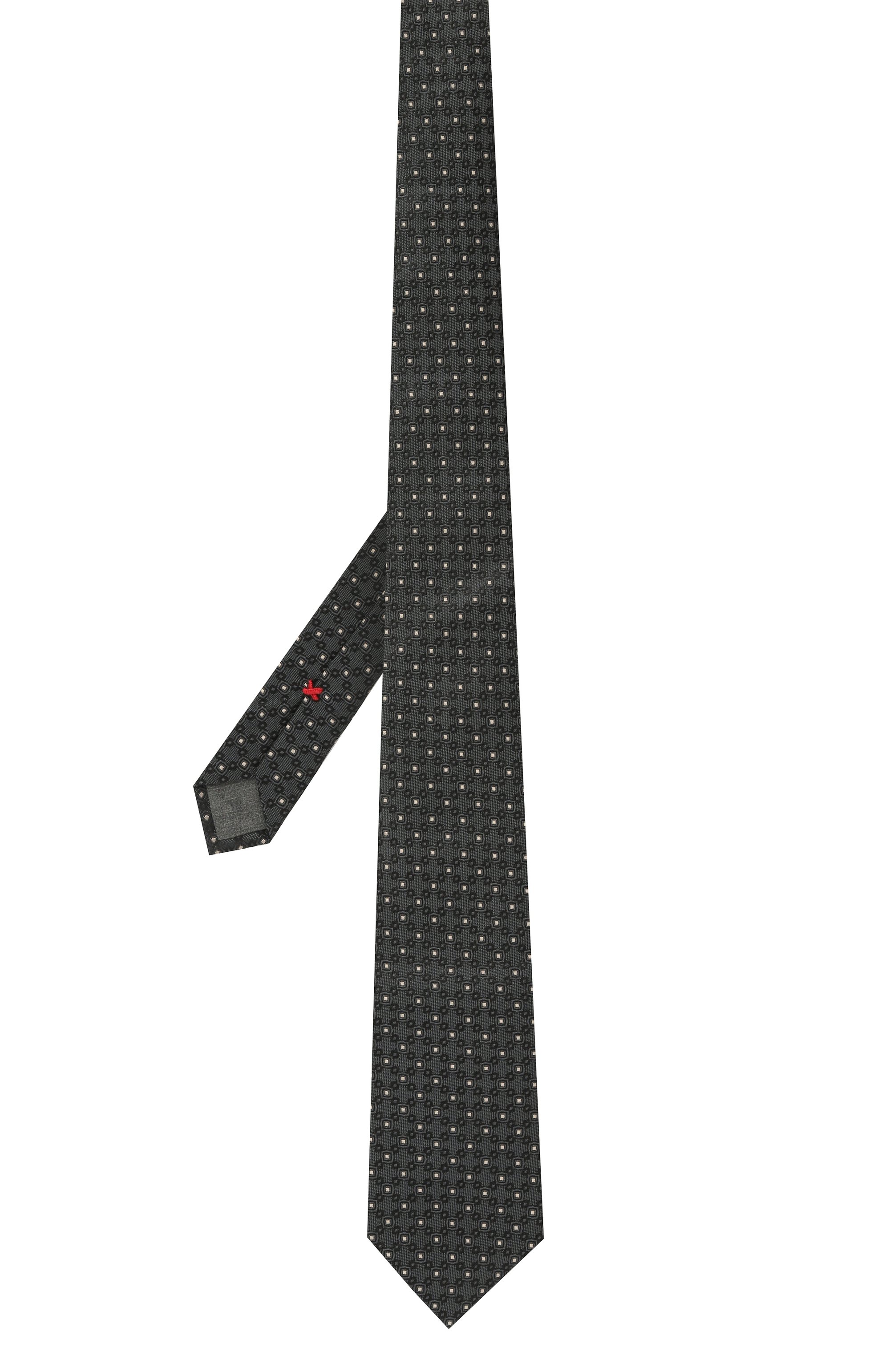 Шелковый галстук BRUNELLO CUCINELLI, арт. MR8990018, фото 3