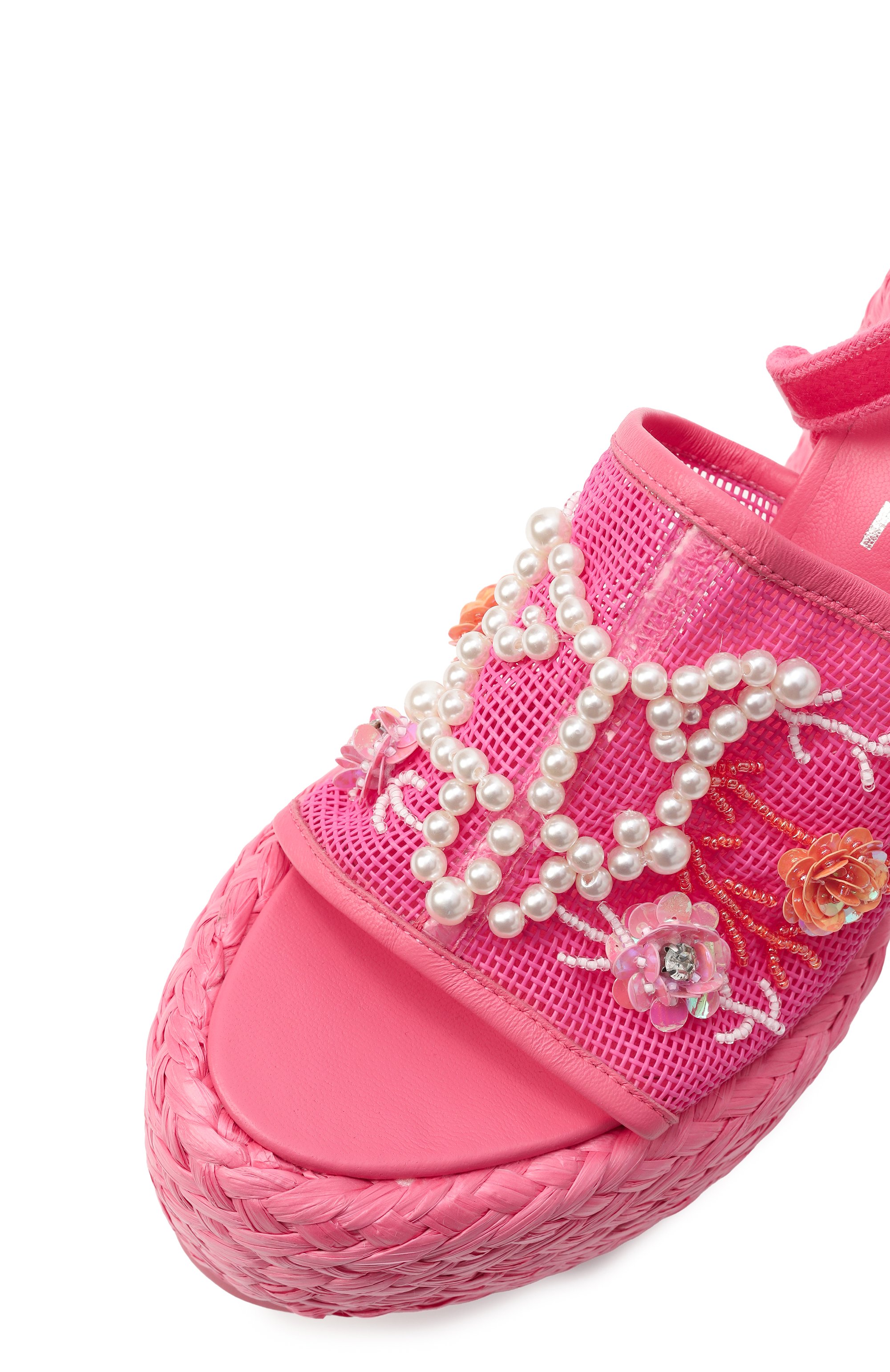 Босоножки bluebell NAKED WOLFE розового цвета по цене 37500 руб., арт. BLUEBELL, фото 7 Босоножки bluebell NAKED WOLFE, арт. BLUEBELL, фото 7