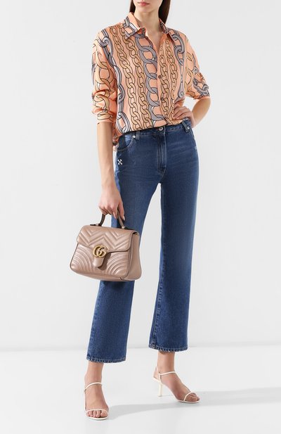 Сумка gg marmont small GUCCI бежевого цвета по цене 324000 руб., арт. 498110/DTDIT, фото 2 Сумка gg marmont small GUCCI, арт. 498110/DTDIT, фото 2