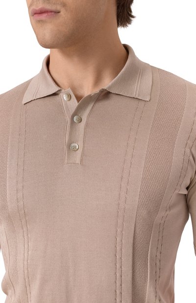 Шелковое поло ZILLI, арт. KBP002M0640VCHP00, фото 5