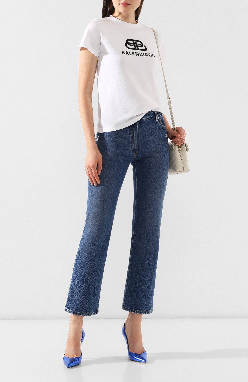 Хлопковая футболка BALENCIAGA, арт. 583245/TEV48, фото 2