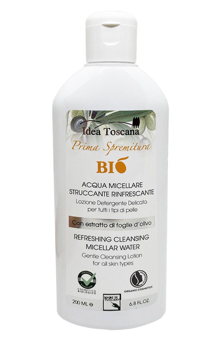 Освежающая мицеллярная вода для лица bio prima spremitura (200ml) IDEA TOSCANA бесцветного цвета, арт. 430160 | Фото 1 (Нос: Не проставлено; Региональные ограничения белый список (Axapta Mercury): Не проставлено; Назначение: Для лица; Тип продукта: Мицеллярная вода; Косметика кросс-кт: Уход У)