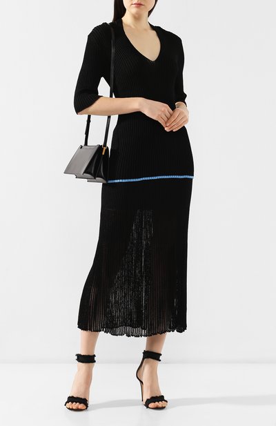 Юбка из вискозы VICTORIA BECKHAM, арт. SK KNT 3714 PSS19 DRAPE GAUZE, фото 2