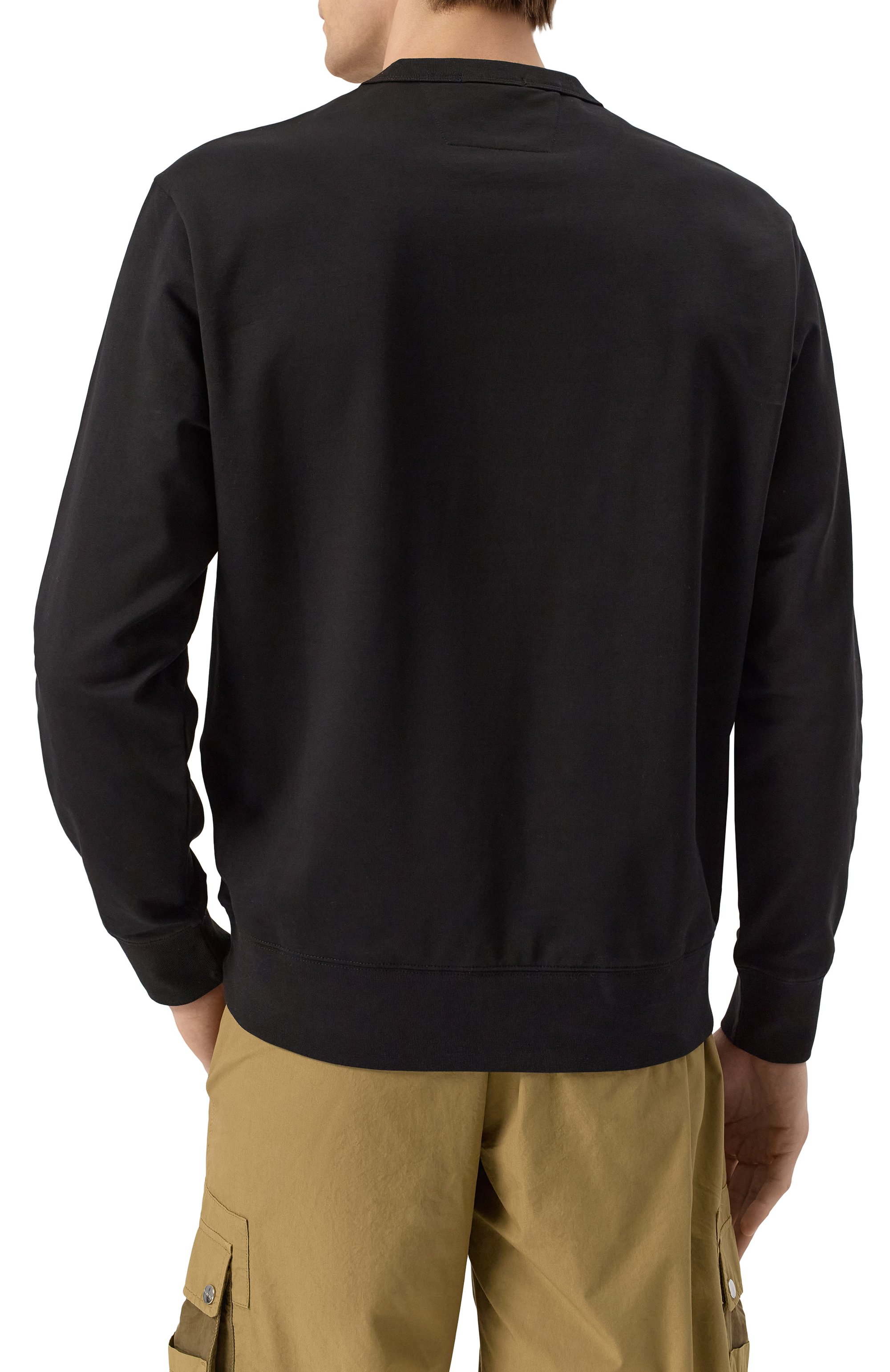 Хлопковый свитшот C.P. COMPANY, арт. 18CLSS032A006452W, фото 4