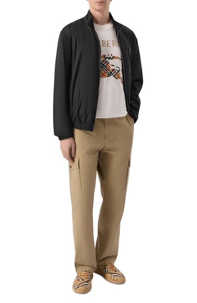 Мужские текстильные кеды terrace BURBERRY, арт. 8095276