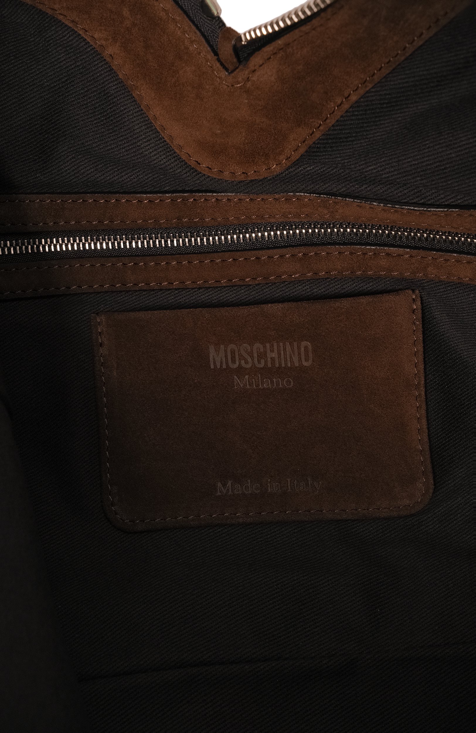 Сумка hobo MOSCHINO коричневого цвета по цене 125500 руб., арт. MC4220PP0P/0F0, фото 5 Сумка hobo MOSCHINO, арт. MC4220PP0P/0F0, фото 5