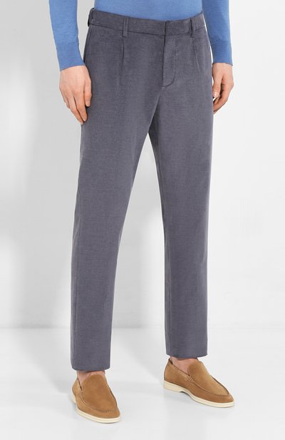 Вельветовые брюки LORO PIANA темно-серого цвета по цене 68300 руб., арт. FAL1514, фото 3 Вельветовые брюки LORO PIANA, арт. FAL1514, фото 3