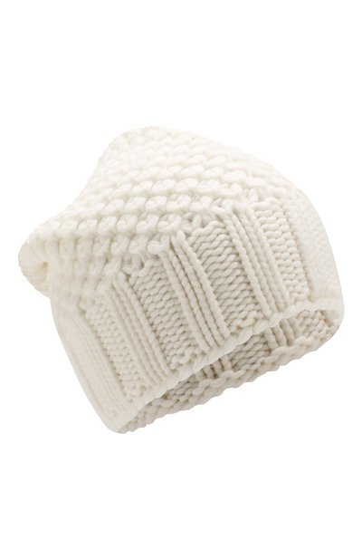 Кашемировая шапка gray glace фактурной вязки LORO PIANA, арт. FAI3508, фото 1