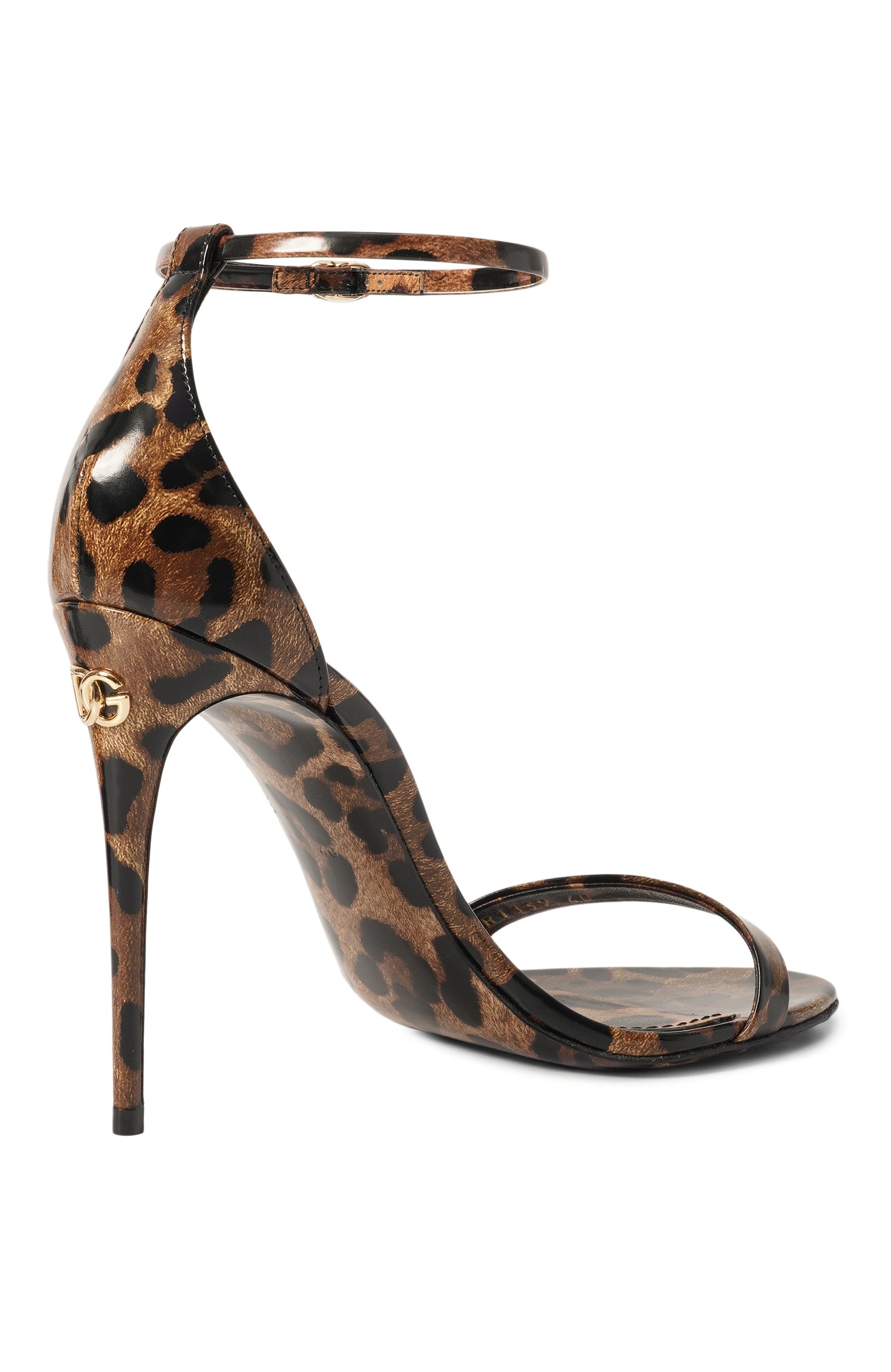 Кожаные босоножки keira 105 DOLCE & GABBANA, арт. CR1339/AM568, фото 5