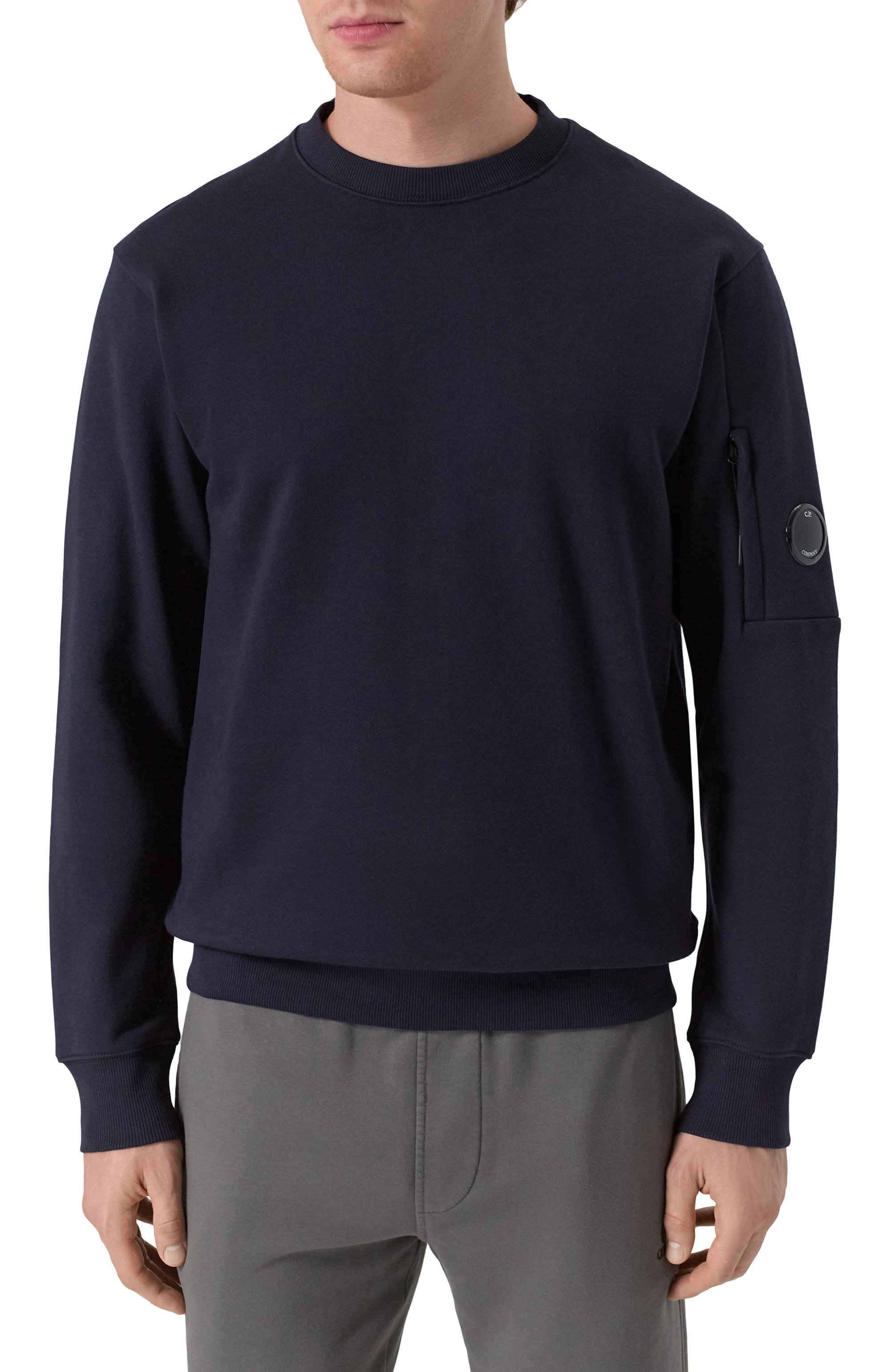 Хлопковый свитшот C.P. COMPANY, арт. 18CMSS023A005086W, фото 3