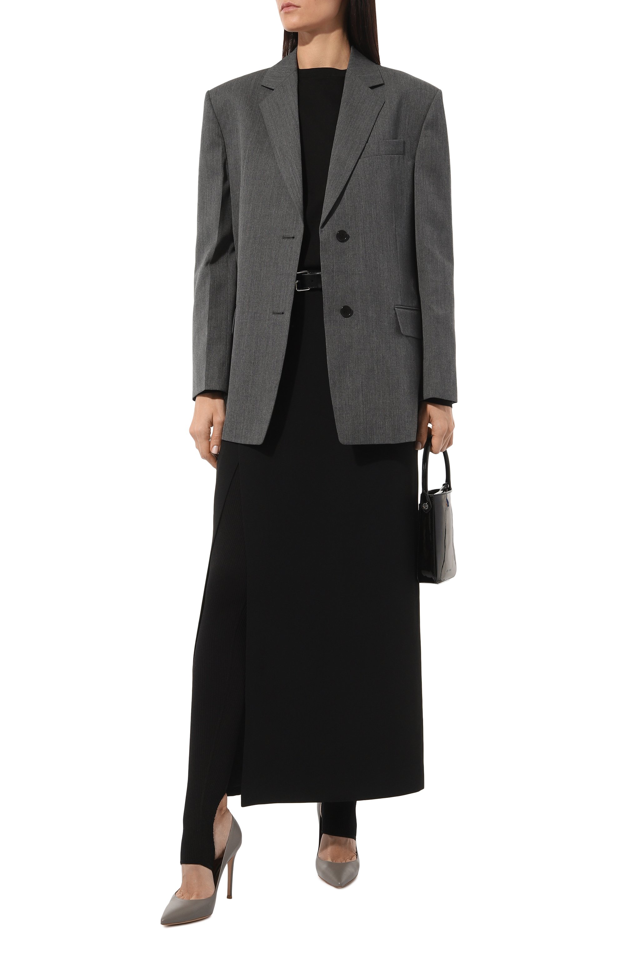 Кожаные туфли gianvito 105 GIANVITO ROSSI, арт. G28470.15RIC.NAPGREY, фото 2