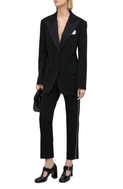 Шерстяные брюки MIU MIU, арт. MP1357-1V7X-F0002, фото 2