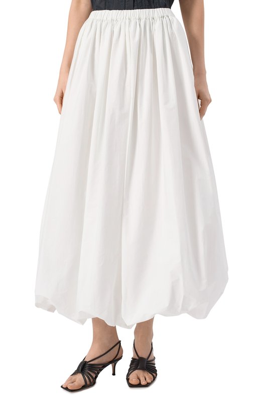 Хлопковая юбка Pinko 105214/A2LD Белый  105214/A2LD Фото 3