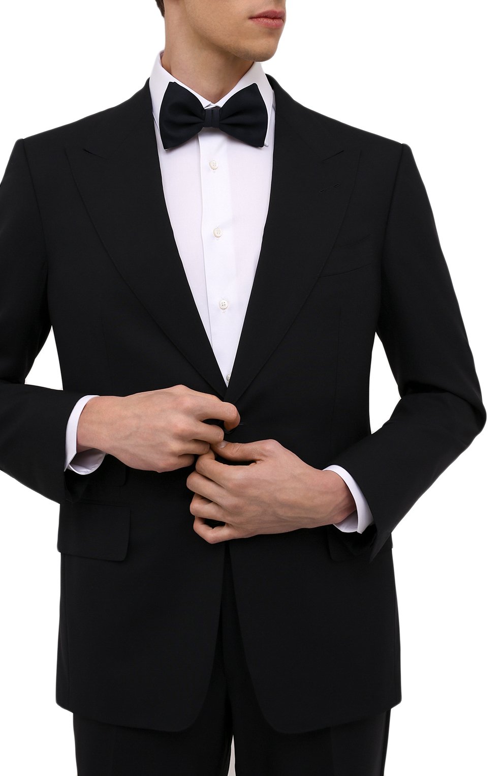 Галстук-бабочка BRIONI темно-синего цвета по цене 31050 руб., арт. 01L200/PZ408, фото 2 Галстук-бабочка BRIONI, арт. 01L200/PZ408, фото 2